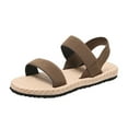 thumbnail image 2 of AXXD Sandals for Women Summer Flat Bottomed Mules Soft Bottomed Straight Line Sandals And, 2 of 6
