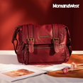 thumbnail image 2 of XINQIHANG Genuien Leather Crossbody Cluth Purse Small Shoulder Bags Mini Messenger with Adjustable Strap, 2 of 7