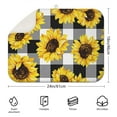 thumbnail image 2 of Microfibre Drying Mat for Kitchen Sunflower Colorful Floral Dish Drying Drainer Mat Absorbent Drying Mat Washing Up for Glass, Plate & Cup 18inch X 24inch, 2 of 5