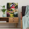 thumbnail image 5 of Country House Garden Canvas Print Wall Art for Living Room Bedroom Kitchen Dining Room Bathroom Office Hallway Entryway Decor, 5 of 8