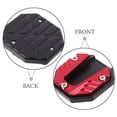 thumbnail image 3 of SEWCHICS 2pcs Motorcycle Kickstand Plates Red Enlarged Foot Design For Uneven Surfaces, 3 of 8