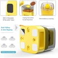 thumbnail image 5 of Comedero para perros y gatos, dispensador de comida para perros y gatos, catapulta para mascotas, cuenco de alimentación lenta, juguetes para perros, cuenco de alimentación lenta con rompecabezas interactivo BRI  Rojo Verde, 5 of 5