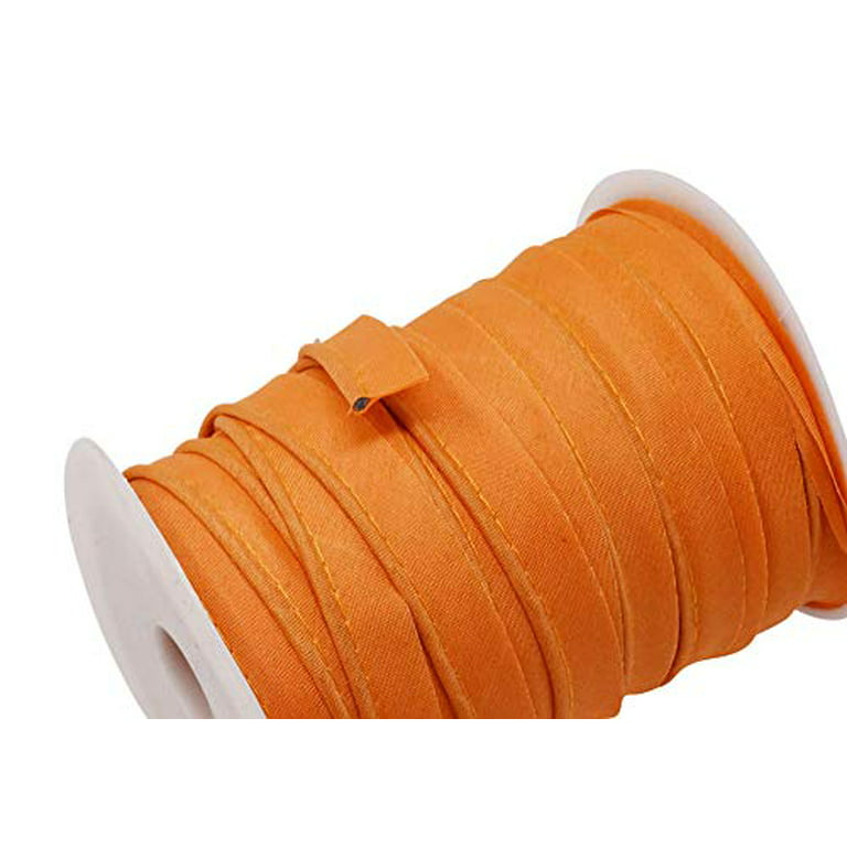 Copper Orange Cord With Tape Trimmings Upholstery Fabric by the