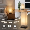 thumbnail image 2 of DAYBETTER Table Lamp for Bedroom,Bedside Table Lamp with 3 color temperatures, Minimalist Night Stand Light for Living Room, Office, Bulb Included, 2 of 7