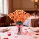 thumbnail image 4 of Decoración de ramos para San Valentín | Flores de tela sintética y plástico para escritorio y decoración romántica | Ramo artificial de 55 cm | 1 unidad, 4 of 6
