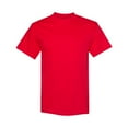 thumbnail image 5 of Hanes Essential-T Men T-Shirt, Short Sleeve Crew Neck, Classic Fit Cotton Tee, Athletic Red, 3XL, 5 of 5