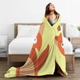 thumbnail image 5 of DouZhe Ultra-Soft Micro Fleece Lightweight Flannel Bed Blanket, Cute Fox Animal Print Cozy Warm Throw Blankets, 40"x30", 5 of 7