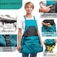 thumbnail image 2 of Bolsa de jardinería, correas ajustables, bolsillos grandes, lona OXFORD, 60*50 cm, azul, 2 of 5