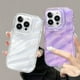 thumbnail image 4 of Funda de teléfono con airbag para iPhone 11, funda para iPhone 13, 16, 14, 12, 15 Pro Max, XS, XR, X, 7, 8 Plus, SE, a prueba de golpes, suave, transparente, con diseño ondulado, 4 of 5