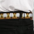 thumbnail image 4 of Garfield Belt, Seatbelt Buckle Belt, Garfield Smiling Expression Close Up Orange, 34 to 52 Inches, 4 of 9