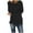 Black, variant on Joau Fall Winter Women's Long Sleeve Loose Fuzzy Plush Warm Jumper Sweater Casual Comfy Knit Pullover Tops S-5XL
