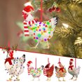 thumbnail image 3 of Accessoires pour Coqs Porte-Clés Pendentif Robinet Coqs Ferme de Poulet de Pâques, 3 of 5