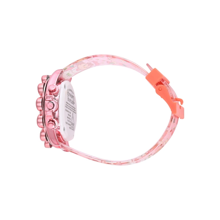 Strawberry Shortcake Girls' Digital Light-Up Watch, Pink photo 4
