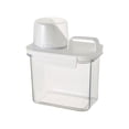 thumbnail image 4 of Dispensador de polvo de Lavandería Frijoles Barriles de a prueba de fugas Portátil con asa superior Organización de despensa transparente Botes 1100ml, 4 of 9