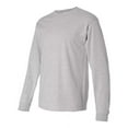 thumbnail image 2 of Hanes Men's and Big Men's Authentic Long Sleeve Tee, up to Size 3XL, 2 of 3