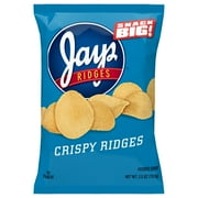Jays Crispy Ridges Potato Chips, 2.5 oz