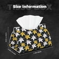 thumbnail image 6 of Lsque Lilies Flowers Printed Long Tissue Box Cover Holder, Facial Paper Organizer Dispenser,Triangle with Bottom Belt, PVC Leather Decorative Organizer, 6 of 9
