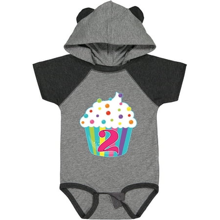 

Inktastic 2nd Birthday Cupcake Gift Baby Boy or Baby Girl Bodysuit