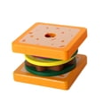 thumbnail image 3 of lionlar Food Stacker Toy Create Food Sequencing Stacker Wood Stacker Game for Kids Sandwich, 3 of 9