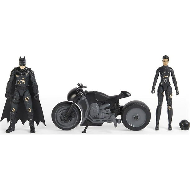Dc comics batman and selina kyle chase pack with 2 figures and bike 1 ea Walmart