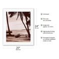 thumbnail image 2 of Hawaiian Outrigger Canoe (Wa’a) on the Beach Hawai’i - Vintage B&W Historical Photograph c.1930s - Fine Art Rolled Canvas Print 16in x 20in, 2 of 4