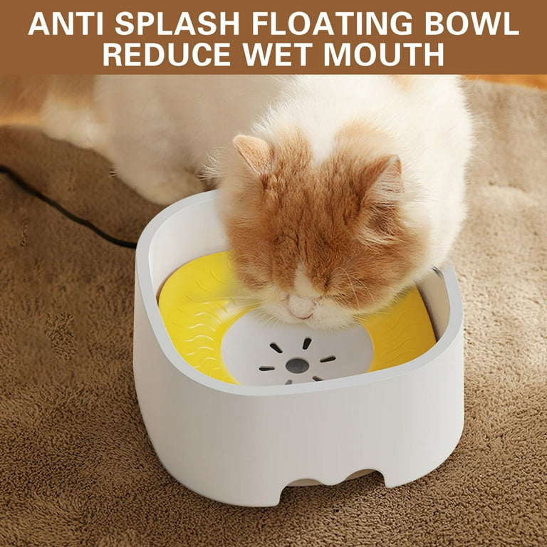 Spill Water Bowl for Dogs and Cats Spill Proof Cat Bowl Mess