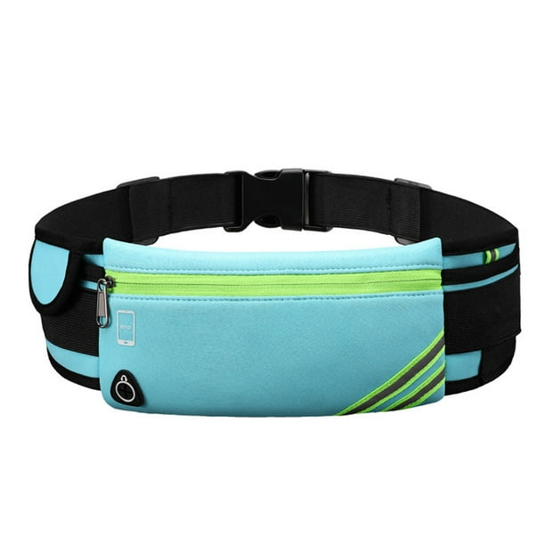 Bolso para correr con bolsillo en la cintura, bolsillo en la cintura para hacer ejercicio, cinturón con bolsillo para correr sin rebote MFZFUKR BST3027989-3