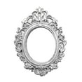 thumbnail image 2 of PATLOLLAV 2.8inch Vintage Resin Picture Frame Antique Photo Frame Vintage Collage Frame Mini Oval Frames Wall Hanging Frames for DIY Jewelry Display Home Decor, Without Glass or Backing, 2 of 5