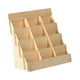 thumbnail image 5 of Soporte de madera para tarjetas de felicitación, estante para fotos, colección de manualidades, organizador de pegatinas, 4 niveles, para tiendas, fol, 5 of 7