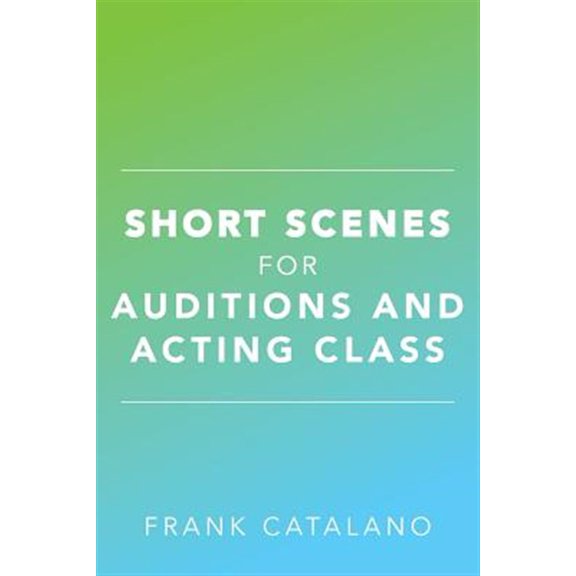 Pre-Owned Short Scenes for Auditions and Acting Class