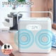 thumbnail image 2 of Reproductor de CD Portátil con Bluetooth, Diseño Vertical, Altavoces Estéreo con CD, Radio FM, Compatible con USB, AUX y Pantalla LCD, 2 of 5