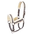 thumbnail image 1 of B Vertigo Cameron Padded Adjustable Horse Halter with Faux Fur, 1 of 4