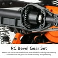 thumbnail image 5 of RC Bevel Gear Set Lightweight Black High Strength 33T 13T RC Diff Ring Pinion Gearsfor 1/18 UTB18 RC Crawler, 5 of 8