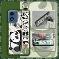 thumbnail image 5 of KBS-Phone Case For MOTO G Play 2024/4G/5G, Cute Protective Soft case Wristband Phone Holder Durable Panda Anti-knock Silicone Shockproof Wrist Strap Cartoon Dirt-resistant Fashion Design, 5 of 9