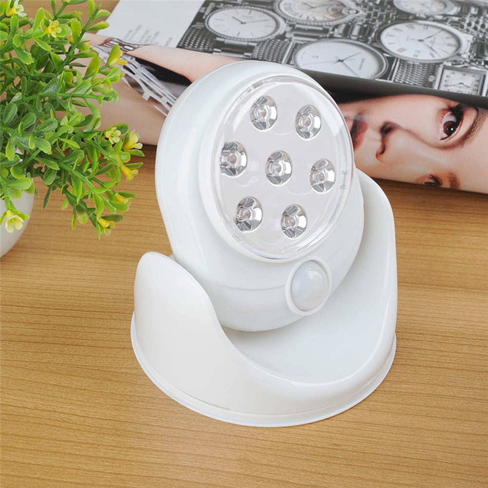 LED Cordless Motion Activated Sensor Light Lamp 360 Degree Rotation