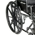Drive Medical Silver Sport Reclining Wheelchair with Elevating Leg