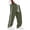Army Green, variant on Athletic Pants for Men Loose Fitted Drawstring Elastic Waist Summer Outdoor Basketball Workout Full Length Pants for Men