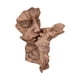 thumbnail image 1 of Estatuilla de resina de pareja besándose, decoración de escritorio de 6,7x6,3x11,4 pulgadas, arte abstracto romántico para estantería, decoración de, 1 of 8