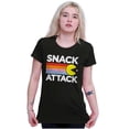 thumbnail image 3 of PACMAN Snack Attack Hungry Hangry Women's T Shirt Ladies Tee Brisco Brands S, 3 of 5