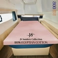 thumbnail image 2 of JS Sanders Universal XL V Berth 1 Piece 100% Egyptian Cotton 800TC V Berth Bedding Fits mattresses up to 8” Depth Durable & Easy Washable - Great Gift for Boaters Blush, 2 of 7