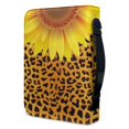 thumbnail image 3 of HELLHERO Sunflower Leopard Print Bible Cover, Protective PU Leather Church Bible Bag for Prayer Christian Prayer, Large Capacity Bible Covers, 3 of 12