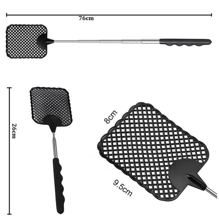 12pk Plastic Fly Swatter Pack Insect Trapper Camping Outdoor