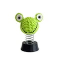 thumbnail image 2 of Ptetnvg Head Ornaments Handmade Frog Rabbit Tiger Pig Car Dashboard Decoration Cute Crochet Automobile Swinging Ornament Auto Traceless Double-sided Tape Car, 2 of 10