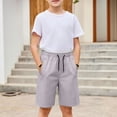 thumbnail image 2 of YunPes Boys Athletic Shorts Mesh Basketball Soccer Kids Youth Shorts Quick Dry Sport Active Clothes with Zipper Pockets Ice Silk, 2 of 8
