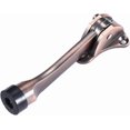 thumbnail image 2 of Door stop, silvercolored, door stop made of zinc alloy, door stop, footoperated lever, kickdown, nonslip rubber (silver), 2 of 4