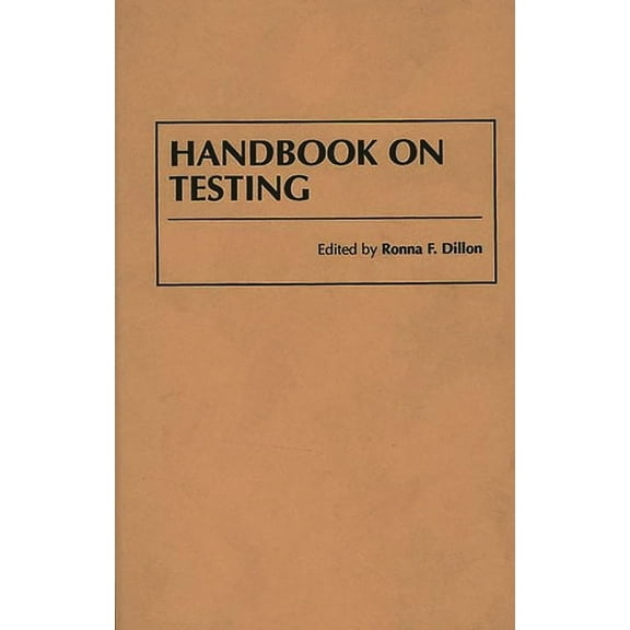 Handbook on Testing, (Hardcover)