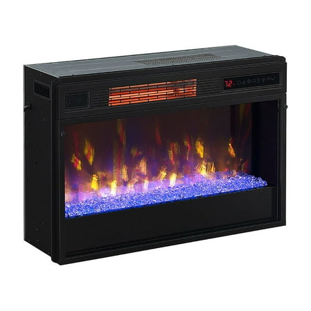 

ClassicFlame 26 Inch 3D SpectraFire Plus Infrared Fireplace Insert with Glass - Black