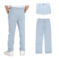 thumbnail image 4 of Boys School Uniform Pants Straight Pants With Pockets Pull On Chino Pants Stretch Pants Pink Pants For Boys Boys Back To School Clothes Boys Pants 13-14 Years, 4 of 5