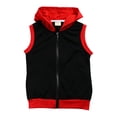 thumbnail image 5 of Liyamei Kids Zip Up Sleeveless Vest for Fall Casual Outerwear Layering Size 11-12 Years, 5 of 6