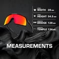 thumbnail image 5 of Oakley OO9462 Sutro S Rectangle Shaped Non-Polarized Sunglasses for Men - Includes Official Eyewear Kit - Polished Black Frame with Prizm Ruby Lens, 5 of 6
